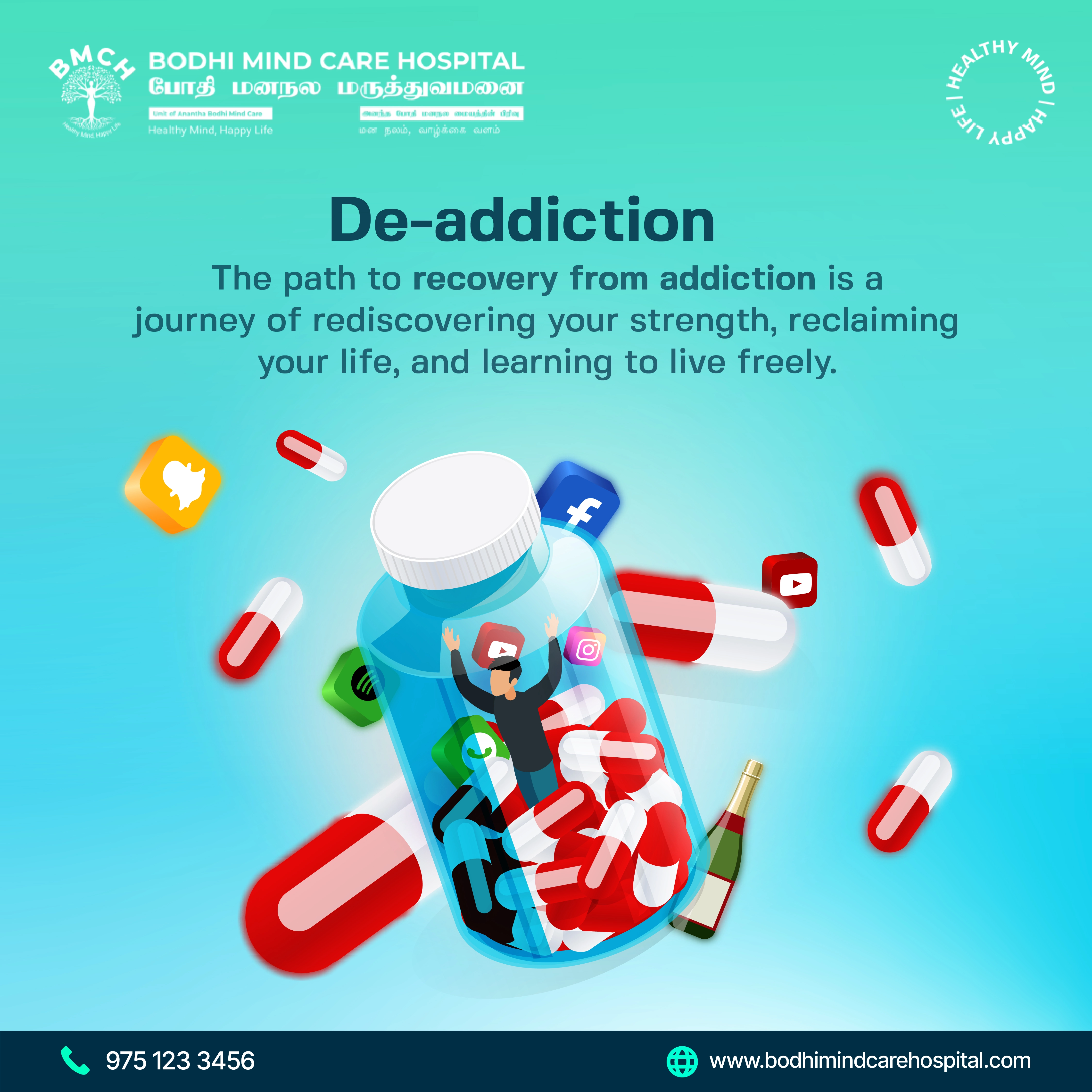 Deaddiction Treatment in Coimbatore